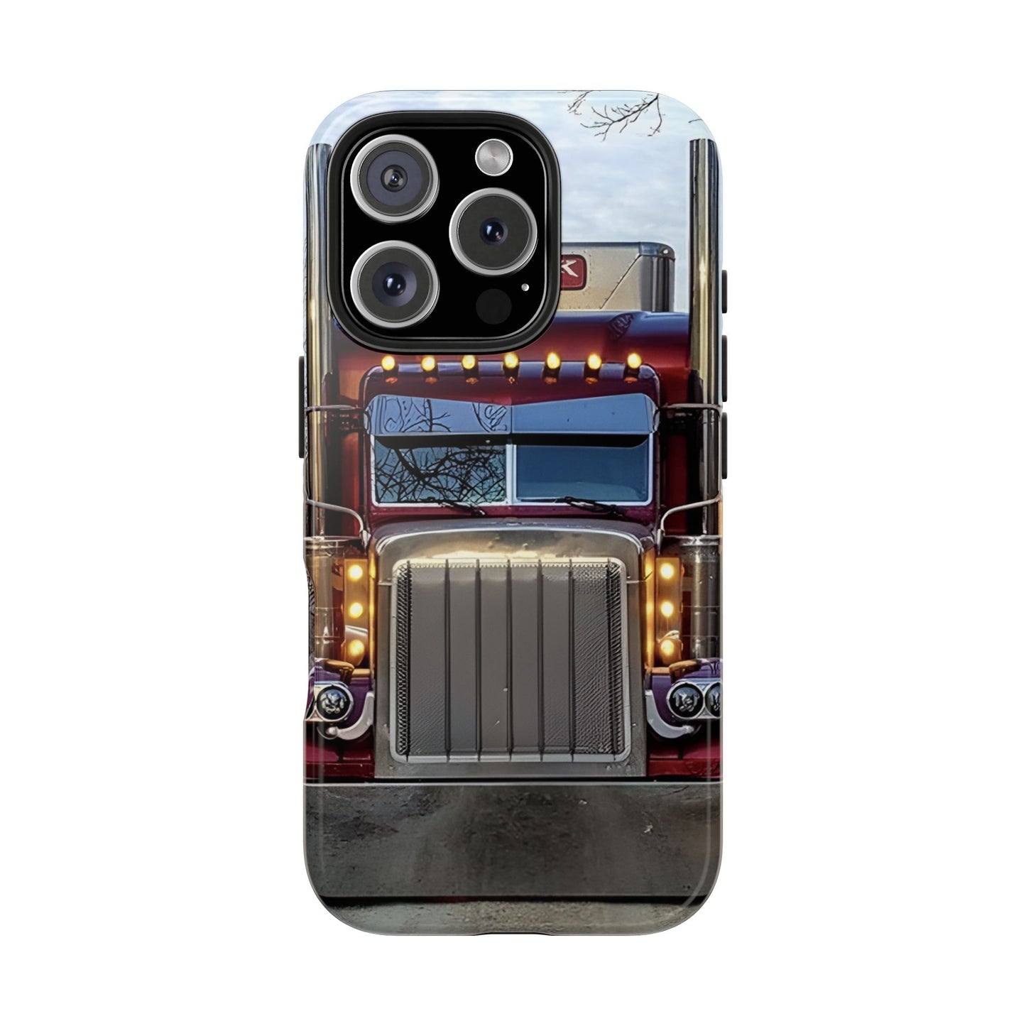 PETERBILT ROJO PROTECTOR DE TELEFONO