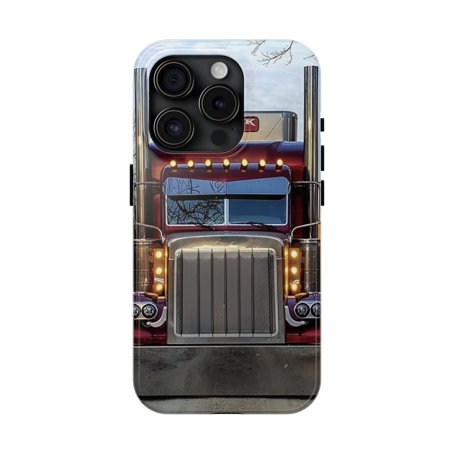 PETERBILT ROJO PROTECTOR DE TELEFONO
